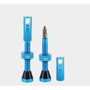 Ниппель для бескамерных покрышек Peaty's Chris King Tubeless Valves, 42mm, 2 штуки, Matte Turquoise, PTV42-BLU-12
Ниппель для бескамерных покрышек Peaty's Chris King Tubeless Valves, 42mm, 2 штуки, Matte Turquoise, PTV42-BLU-12
