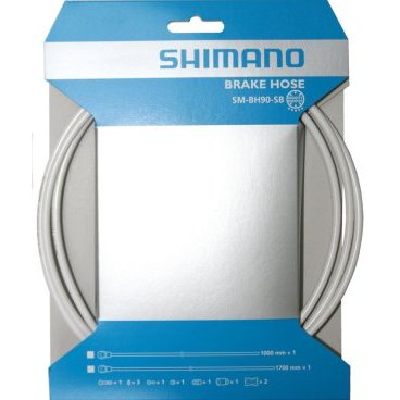 Гидролиния SHIMANO BH90-SBW, 1700мм, обрезной, цвет белый, TL-BH61 ISMBH90SBW170