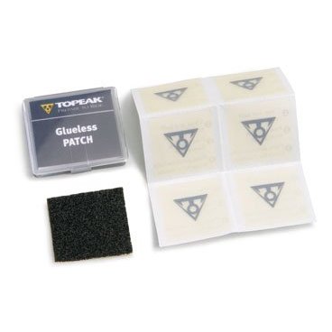 Коробка-дисплей TOPEAK FlyPaper Glueless Patch Kit с наборами беcклеевых заплаток 6 шт. TGP02
