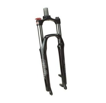 Вилка велосипедная RST GILA ML, 27,5"х28,6, пружинно-эластомерная, 100 мм, черная, 1-0199