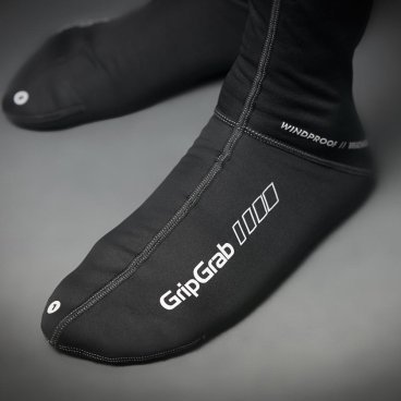 Велоноски GripGrab WindProof Sock, ветро- водозащита, анатомический крой, черный