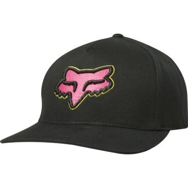 Бейсболка Fox Epicycle Flexfit Hat, черно-розовый 2019