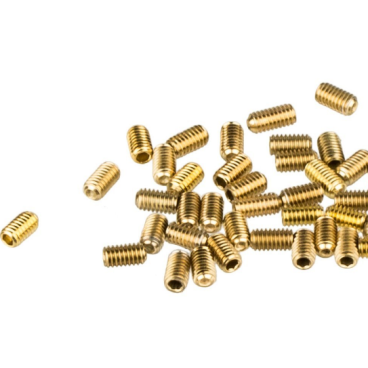 Шипы к велопедалям HT Aluminium Pins 1/8x8mm, 40 штук, ANS01/ANS06, Gold, 136ANS-GDJ04-311