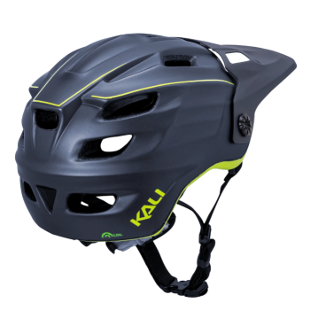 Шлем велосипедный KALI ENDURO/MTB MAYA2.0 REVOLT, черно-неоновый матовый 2019