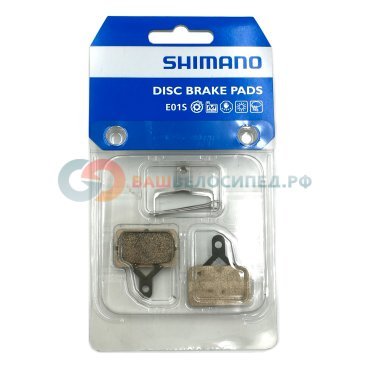 Тормозные колодки SHIMANO для дискового тормоза E01S к BR-M575, пара, металлические Y8FL98010