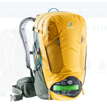 Deuter Trans Alpine 30 Curry Ivy 2020 3205220 9203 opt.vamvelosiped.ru