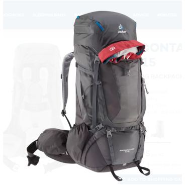 Deuter Aircontact Pro 70 15 Graphite Black