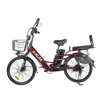 Электровелосипед GREEN CITY e-ALFA LUX 24" 2021