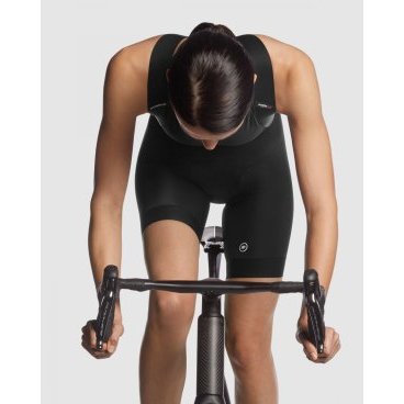 Велошорты ASSOS DYORA RS Summer Bib Shorts S9, женские, blackSeries
