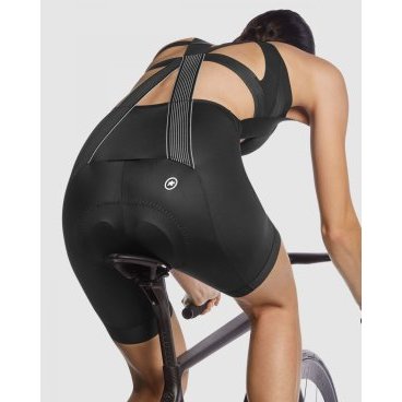 Велошорты ASSOS DYORA RS Summer Bib Shorts S9, женские, blackSeries