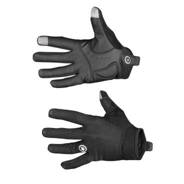 Перчатки велосипедные ASSOS FF shashaGlove, унисекс, длинный палец, blackSeries