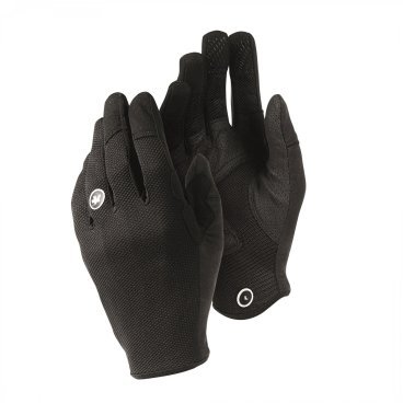 Перчатки велосипедные ASSOS TRAIL FF Gloves, унисекс, длинный палец, blackSeries