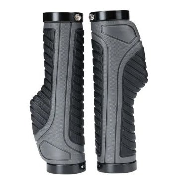 Грипсы велосипедные Rockbros, эргономичные, с фиксатором, черный, BT1802