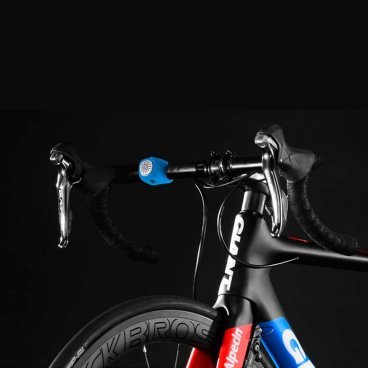 Звонок велосипедный Rockbros, электрический, 90 дБ, влагозащитный, голубой, CB1709