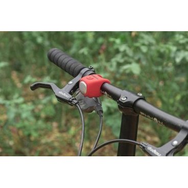 Звонок велосипедный Rockbros, электрический, 90 дБ, влагозащитный, красный, CB1709