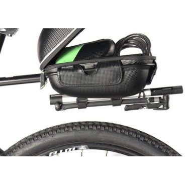 Сумка велосипедная (байкпакинг) + багажник Rockbros, 8 л, крепление на подседельный штырь, черный, F2-1-KW-672
