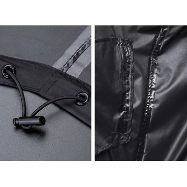 Куртка велосипедная Rockbros YPY013, дождевик, черный