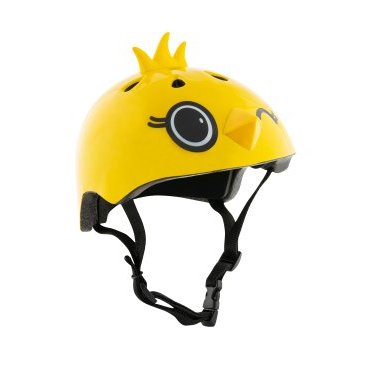 Шлем велосипедный HUDORA Kiki, защитный, детский, жёлтый
