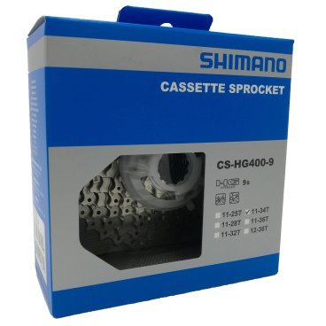 Кассета Shimano Alivio HG400, 9 скоростей, 11-34, ICSHG4009134
