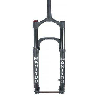 Вилка велосипедная Manitou Mastodon Pro Std, 26/27.5", 120 mm, амортизационная, черный матовый, 191-36890-A102