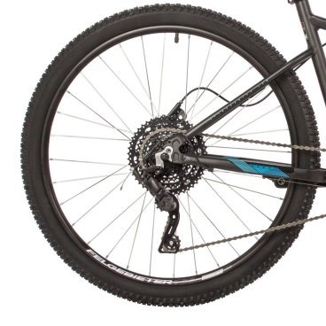 Горный велосипед STINGER VEGA PRO, 27.5", 9 скоростей, алюминий, черный, 2021, VX47207