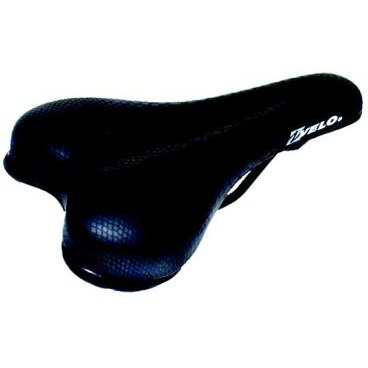 Седло для велосипеда VELO V-CUT универсальное 260х152мм черное 5-250196