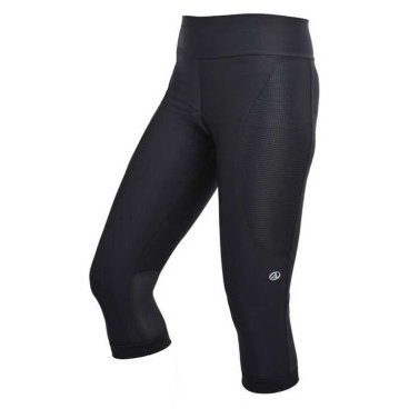 Велобриджи 8-7098213 Men Sport 3/4l bib Blk с лямками c памперсом черные M AUTHOR