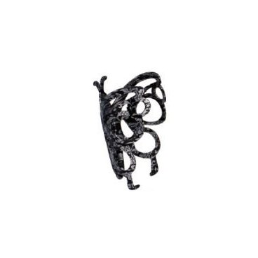 Флягодержатель велосипедный M-Wave, алюминий, дизайн бабочка, черный, 6-14819