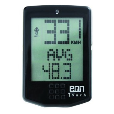 Велокомпьютер EON TOUCH 9 ECHOWELL, 9 функций, проводной, черный, 5-244610