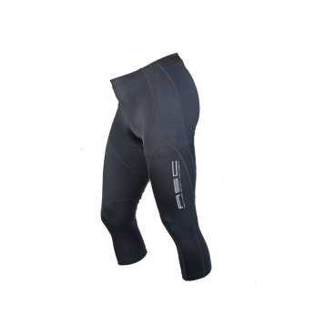 Велобриджи 8-7098219 Men Sport 3/4l Blk c памперсом черные M AUTHOR