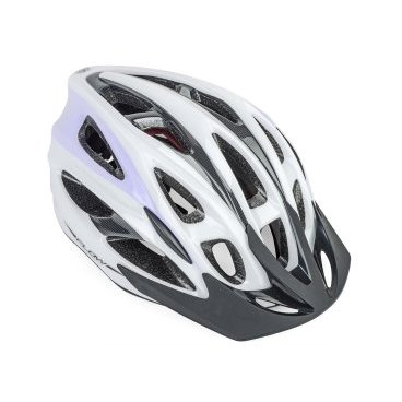 Велошлем с сеточкой Flow 136 Wht/Violet INMOLD 54-61см AUTHOR 8-9001424