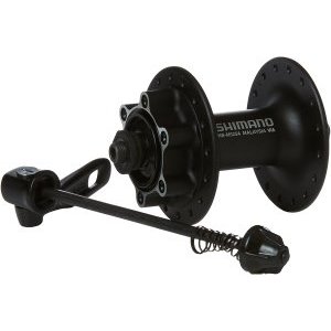 Втулка передняя Shimano DEORE EHBM525ABLS, 32 отверстий, под дисковый тормоз, эксцентрик, 2-987