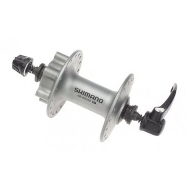 Втулка Shimano Deore передняя велосипедная M525A, 32 отверстия, QR, 6-болтов, EHBM525ABSS