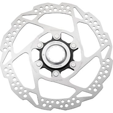 Тормозной диск велосипедный Shimano RT54, 180мм, C.Lock, только для пласт колод ESMRT54M