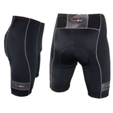 Велошорты 12-330 S-227-B1 с памперсом B1 черные M FunkierBike