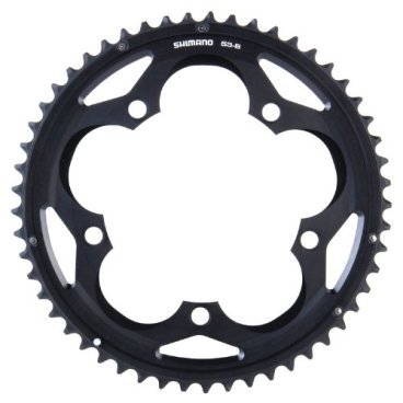 Звезда передняя SHIMANO для FC-5700L, 53T-B черного цвета Y1M398160