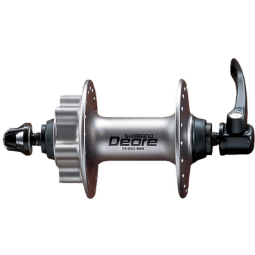 Втулка передняя Shimano DEORE, 36 отверстий, под дисковый тормоз, EHBM525AASS, 2-988-1