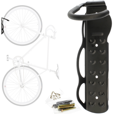 Крюк стальной настенный для хранения велосипеда за колесо (вертикально) HUK 05 купить на ЖДБЗ.ру