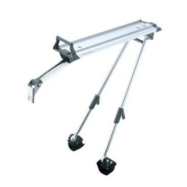 Багажник велосипедный TOPEAK Roadie Rack, с креплением-хомутами на нижние перья рамы, серебристый TA
