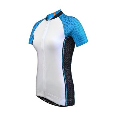 

Велофутболка 15-082 женская WJ-784 Blue бело-голубая M FunkierBike