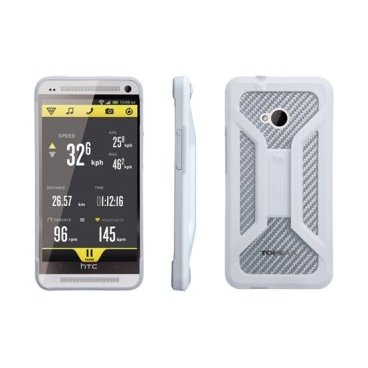 Чехол для телефона с креплением на велосипед TOPEAK, new HTC One, белый, TT9837W