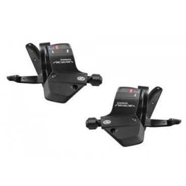 

Переключатели SHIMANO ACERA RAPIDFIRE PLUS ESLM3000PA, 3х9скоростей+троса+рубашки, 2-4065