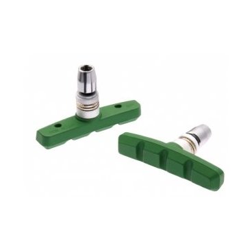 Тормозные колодки, пара, цв.зеленый, инд.упаковка VB 111 green (72мм)