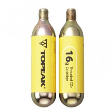 TOPEAK 25G резьбовой CO2 картридж, 2 шт./упаковка, для 29er покрышек