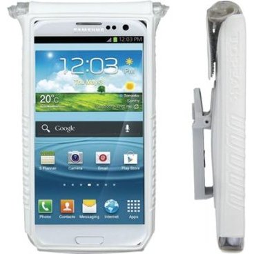 Водонепроницаемый чехол TOPEAK для 4-5 смартфонов screen smart phones, белый, TT9831W