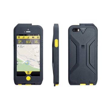 Бокс TOPEAK для iPhone  5/5s, водонепроницаемый, чёрно-жёлтый, TRK-TT9838BY от Vamvelosiped