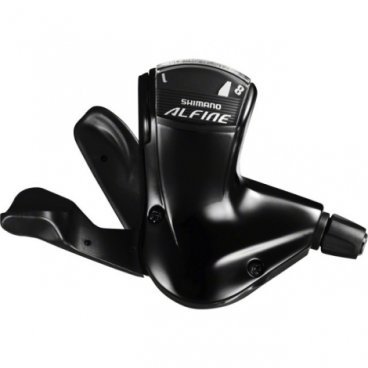 Шифтер Shimano Alfine, S7008, черн, 8 скорости, трос+оплетк, для СJ-S7000-8 (ESLS70082100LL)