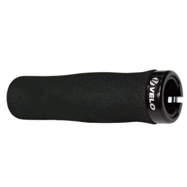 

Грипсы велосипедные VELO VLG-864 2AD3, пластик/неопрен/гель, с заглушками, 129мм, VLG-864 2AD3