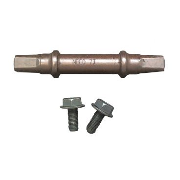 

Ось каретки NECO 7J, 30,5-57-30,5, под гайки, ширина каретки 73 мм, длина оси 118 мм, 7J