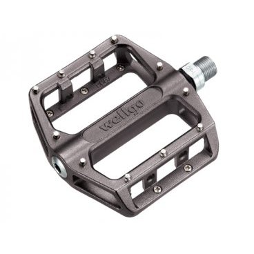 Педали велосипедные WELLGO алюминий BMX/Downhill B087B широкая ось Cr-Mo 6-14087